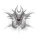 Demon Belial tattoo design idea