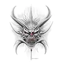 Demon Belial tattoo design idea