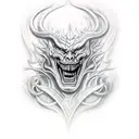 Demon Belial tattoo design idea