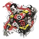 Sinestro dc comics tattoo design idea