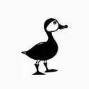 Duck tattoo design idea