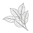 eucalyptus leaf with word tattoo design idea