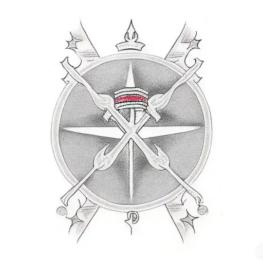 chi rho tattoo design idea