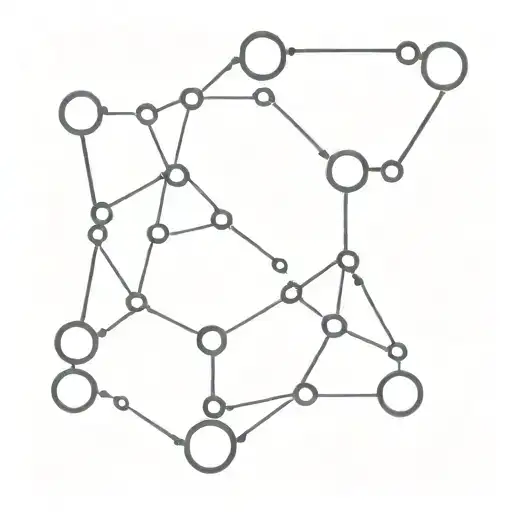 caffeine molecule tattoo design idea