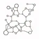 caffeine molecule tattoo design idea