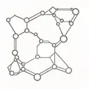 caffeine molecule tattoo design idea