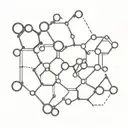 caffeine molecule tattoo design idea