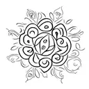 Kathak dance tattoo design idea