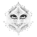 Kathak ghungroo  tattoo design idea