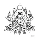 ghungroo worn by Indian dancers tattoo design idea