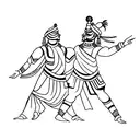 ghungroo worn by Indian dancers tattoo design idea