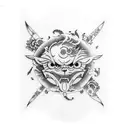 Luffy tattoo design idea