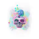 calm in the chaos tattoo design idea