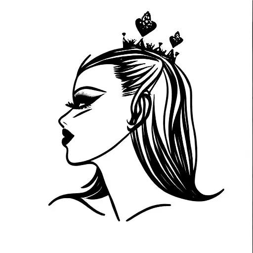 Minimalist My Kingdom For A Kiss Upon Her Shoulder Tattoo Idea