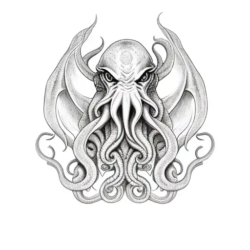 cthulhu tattoo design idea
