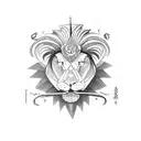 les signes astrologiques Scorpion et lion entremêler dans les signes astrologiques cancer et Verseau tattoo design idea