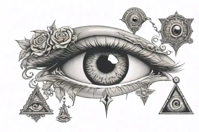All Seeing Eye tattoo design idea