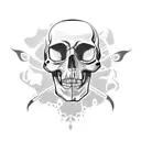 g59 skull tattoo design idea