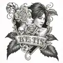 BTS 7 Love tattoo design idea