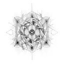 metatron cube tattoo design idea