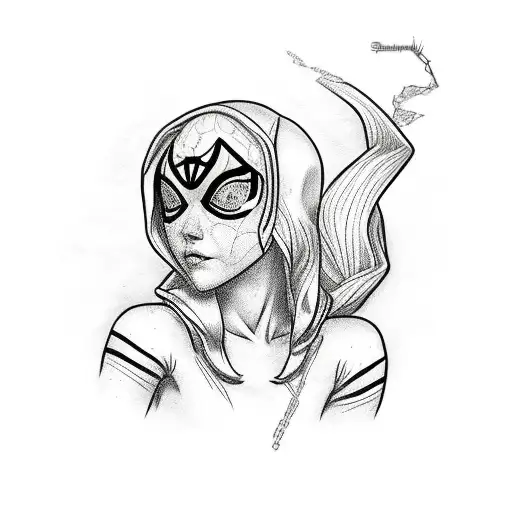 SPIDER GWEN STACY FILME tattoo design idea