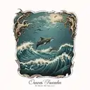 ocean tattoo design idea