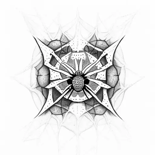 beholder spider tattoo design idea