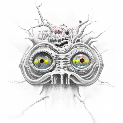 beholder tattoo design idea