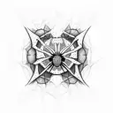 beholder spider tattoo design idea