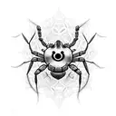 beholder spider tattoo design idea