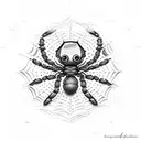 beholder spider tattoo design idea