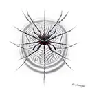 beholder spider tattoo design idea