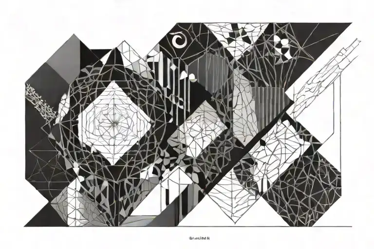 two lines of a poem written in the shape tattoo design idea