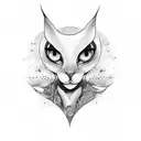 Qoute " My magic is NEVER GIVING UP" tattoo design idea