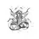 Qoute " My magic is NEVER GIVING UP" tattoo design idea