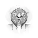 Qoute " My magic is NEVER GIVING UP" tattoo design idea