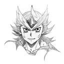 black clover anime  tattoo design idea