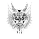 shibari motorcycle goth tattoo design idea