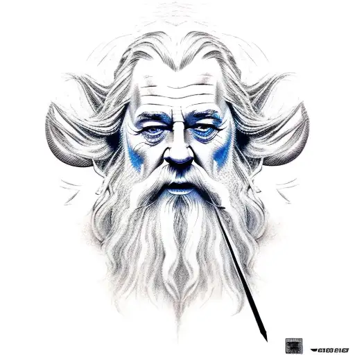 Gandalf tattoo design idea