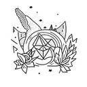 Do not go gentle into that good night tattoo design idea