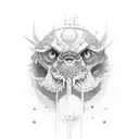 Do not go gentle into that good night tattoo design idea