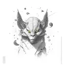 Do not go gentle into that good night tattoo design idea