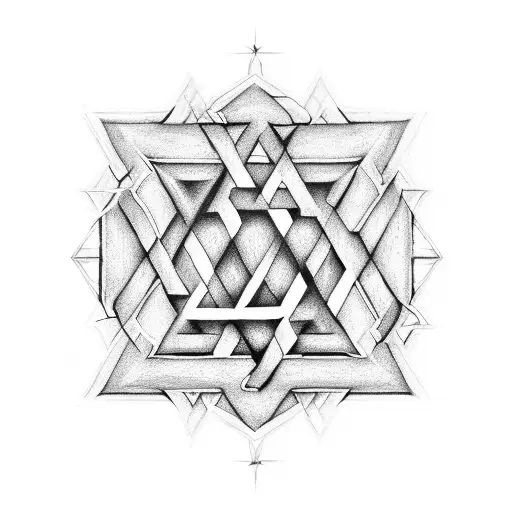 war Star of David  tattoo design idea