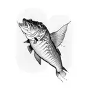 Northern Pike Fish tattoo design idea