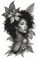caribbean tattoo design idea