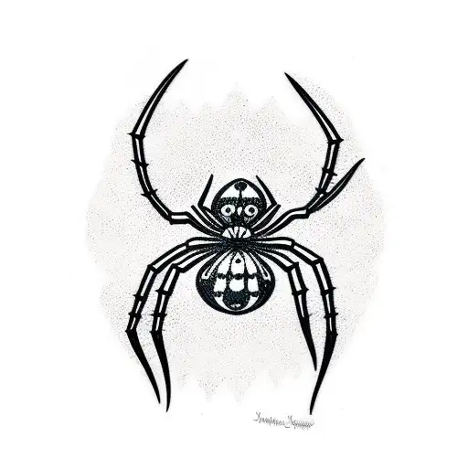 Red back spider tattoo design 2 by Blackspindl8 on DeviantArt
