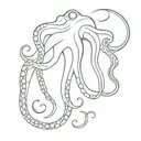 octopus tentacles tattoo design idea