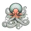 octopus tentacles tattoo design idea