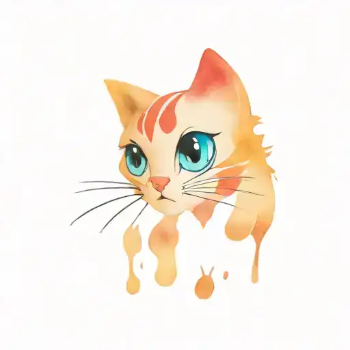 Felix Cat Paw Cat Memory tattoo design idea