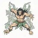 Tarzan tattoo design idea